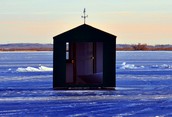 Ice Fishing on Cook's Bay